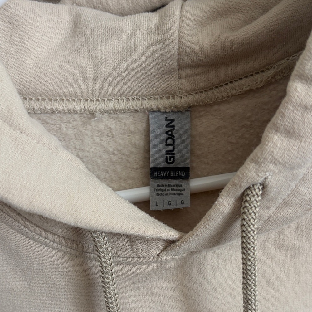Women’s Beige Hoodie - "You Are Enough" - Picture 3 of 3
